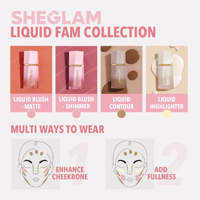 Sheglam- LIQUID BLUSH-REAL DEAL