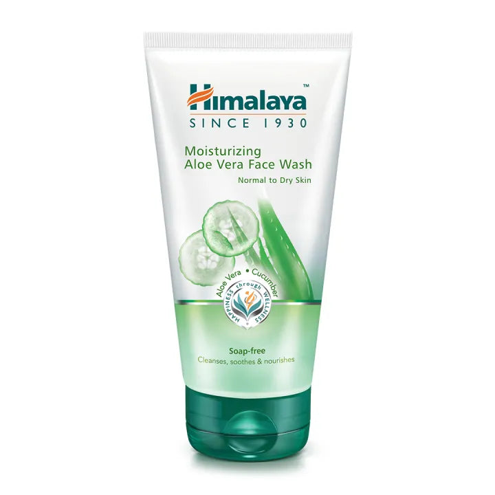 Himalaya Moisturizing Aloe Vera Face Wash Soap for Dry Skin 50 ml