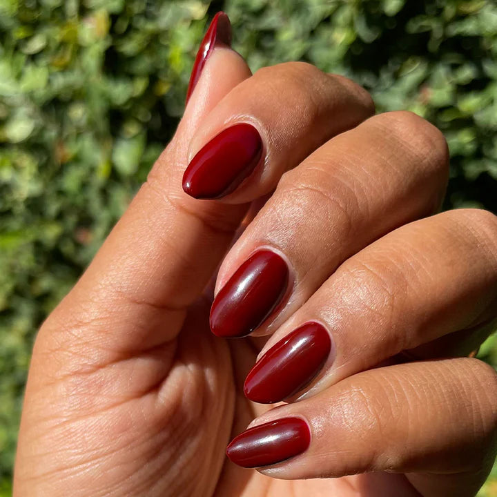 Cherry Red by Indie Nails, Salon-Quality Finish